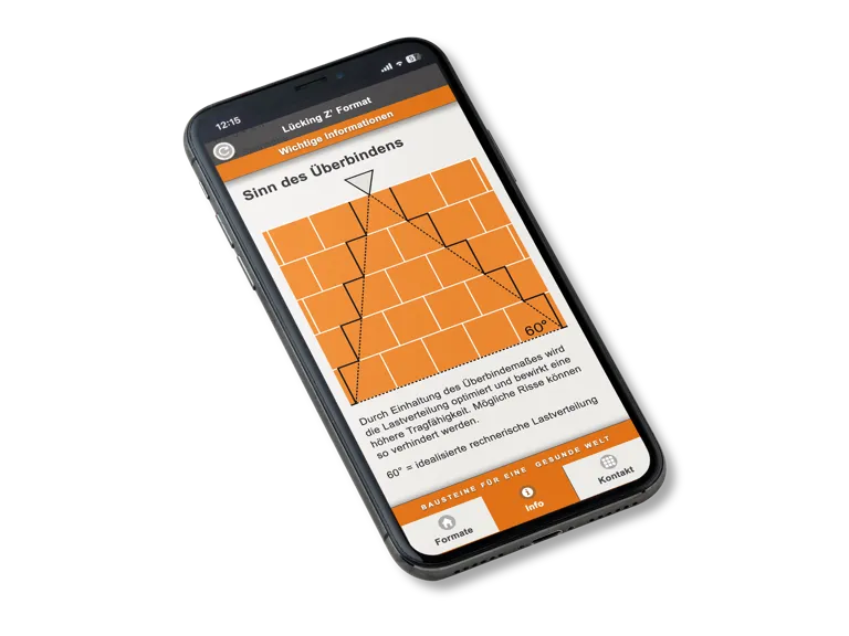 Foto: Smartphone, Z’ Format App, Sinn des Überbindens
